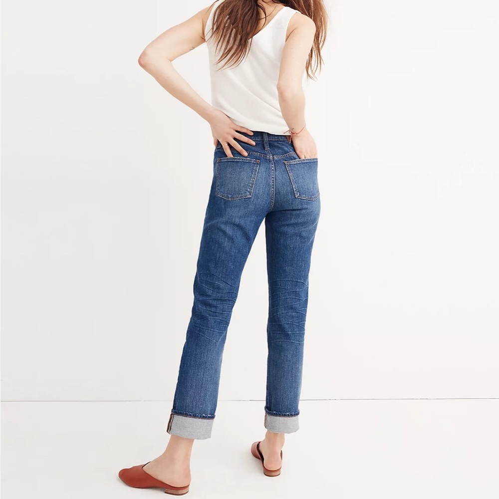 Madewell High Rise Slim BoyJean